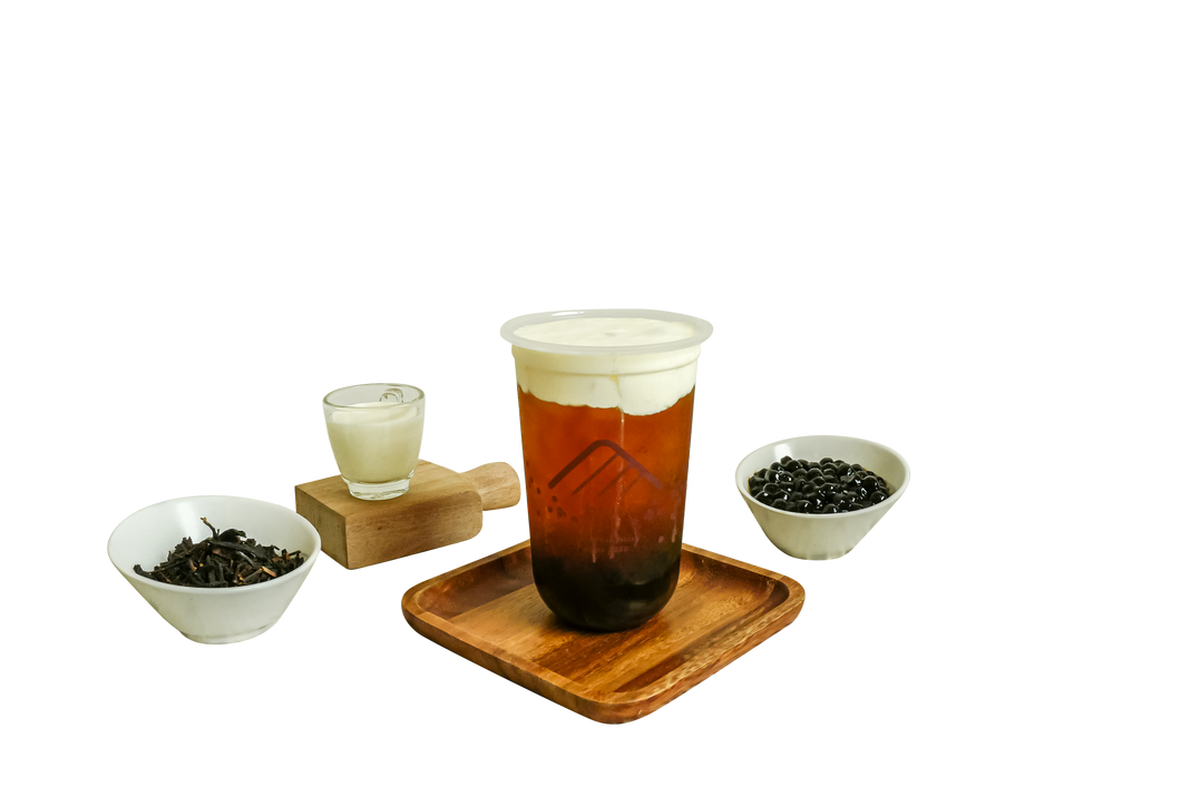 Black tea Cheese Machiato – Bruu Cafe